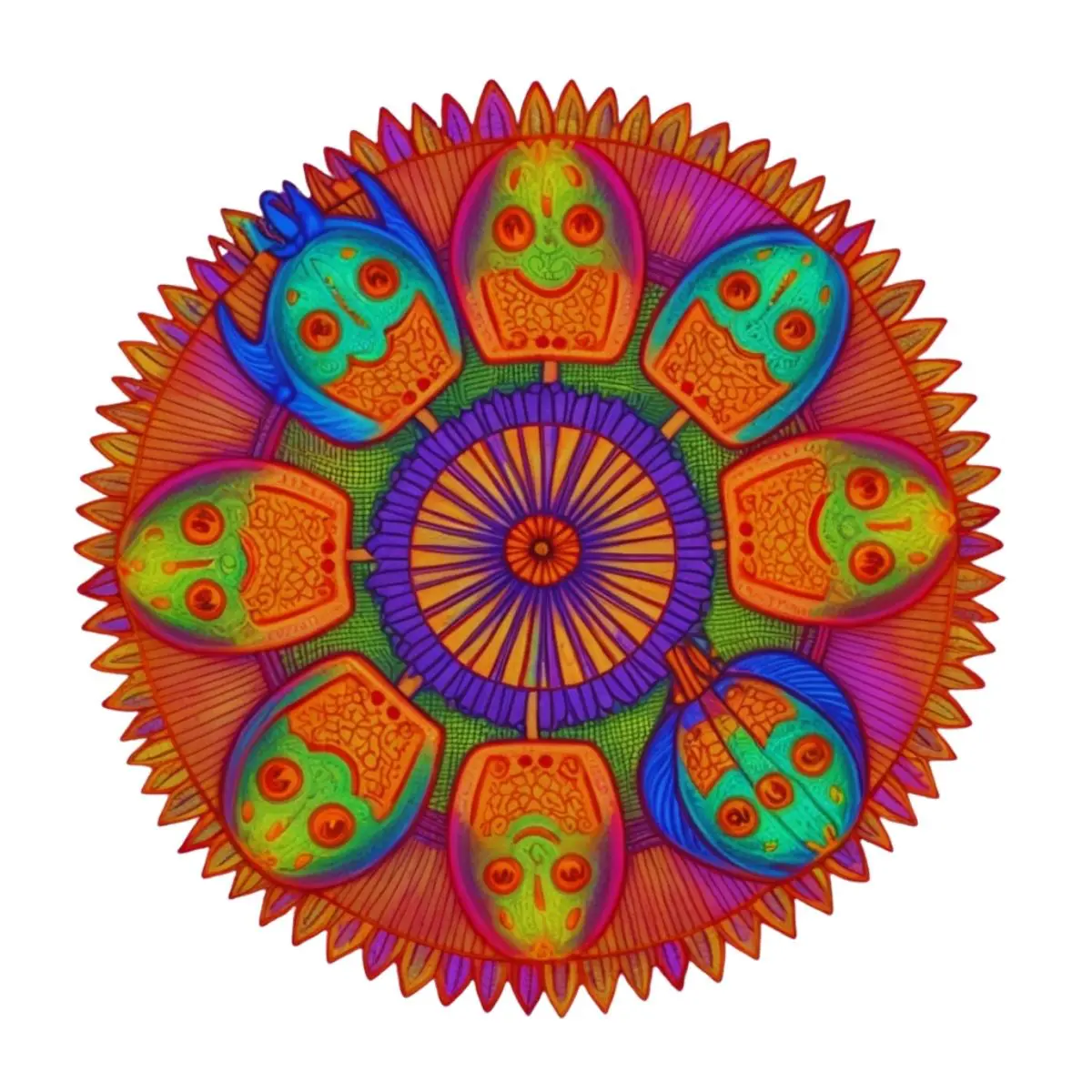 Halloween mandala