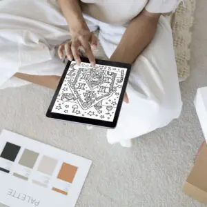 Adult Christmas coloring pages