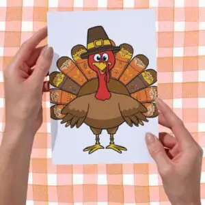 DIY 35 Thanksgiving Coloring Pages PDF - Instant Download