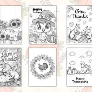 Complete Printable Thanksgiving Cards