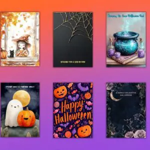Printable Haloween cards