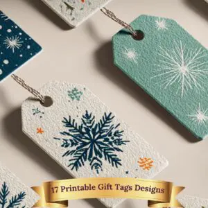 Printable Holiday Tags - Winter Gift Tags