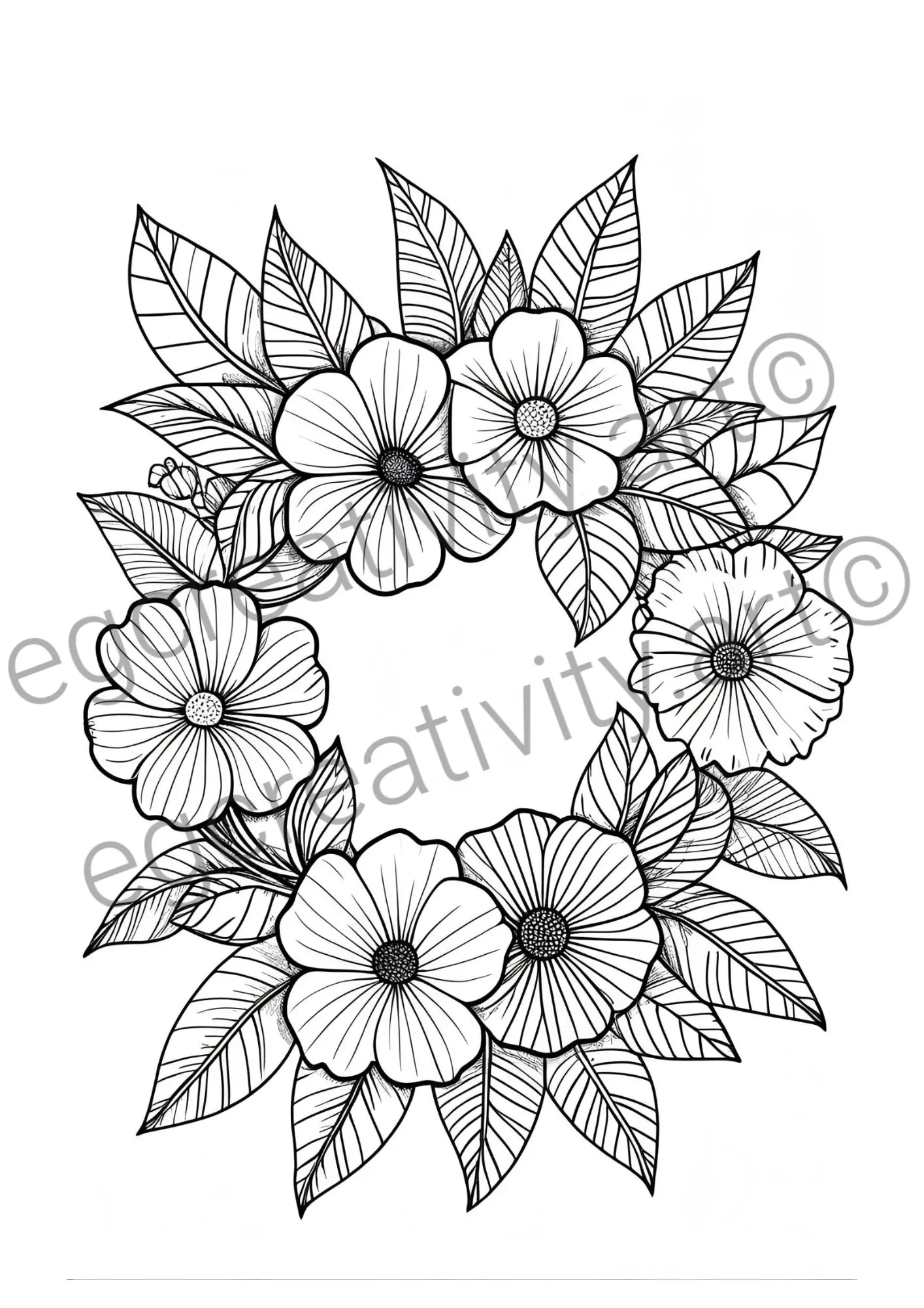 Bold and easy coloring pages for adults with simple large-print designs