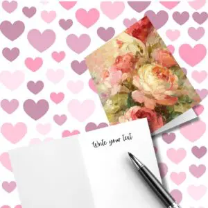foldable romantic cards