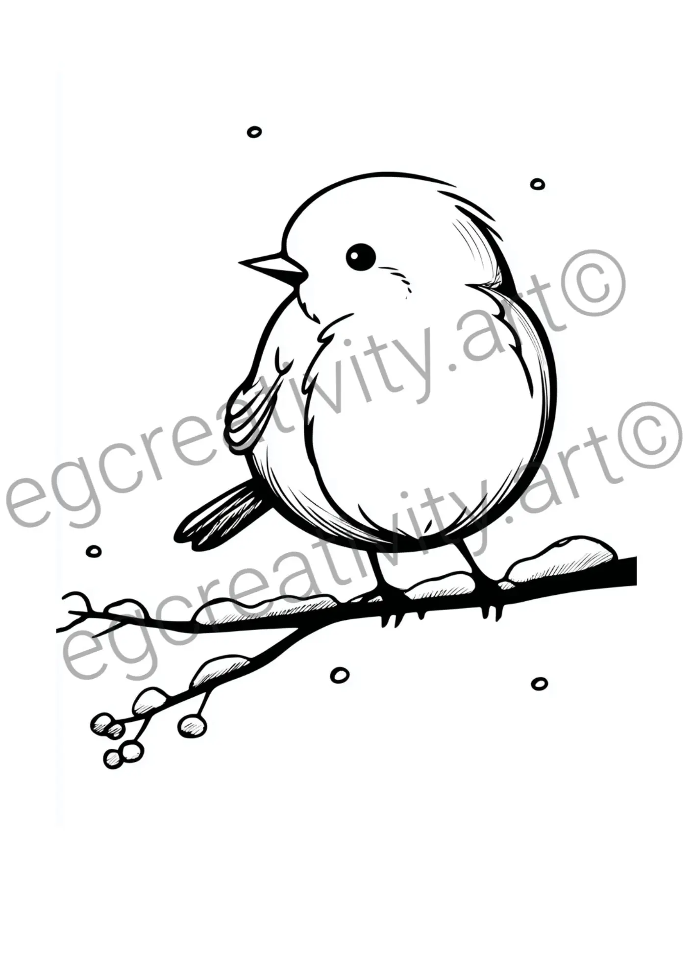 Winter woodland animals printable