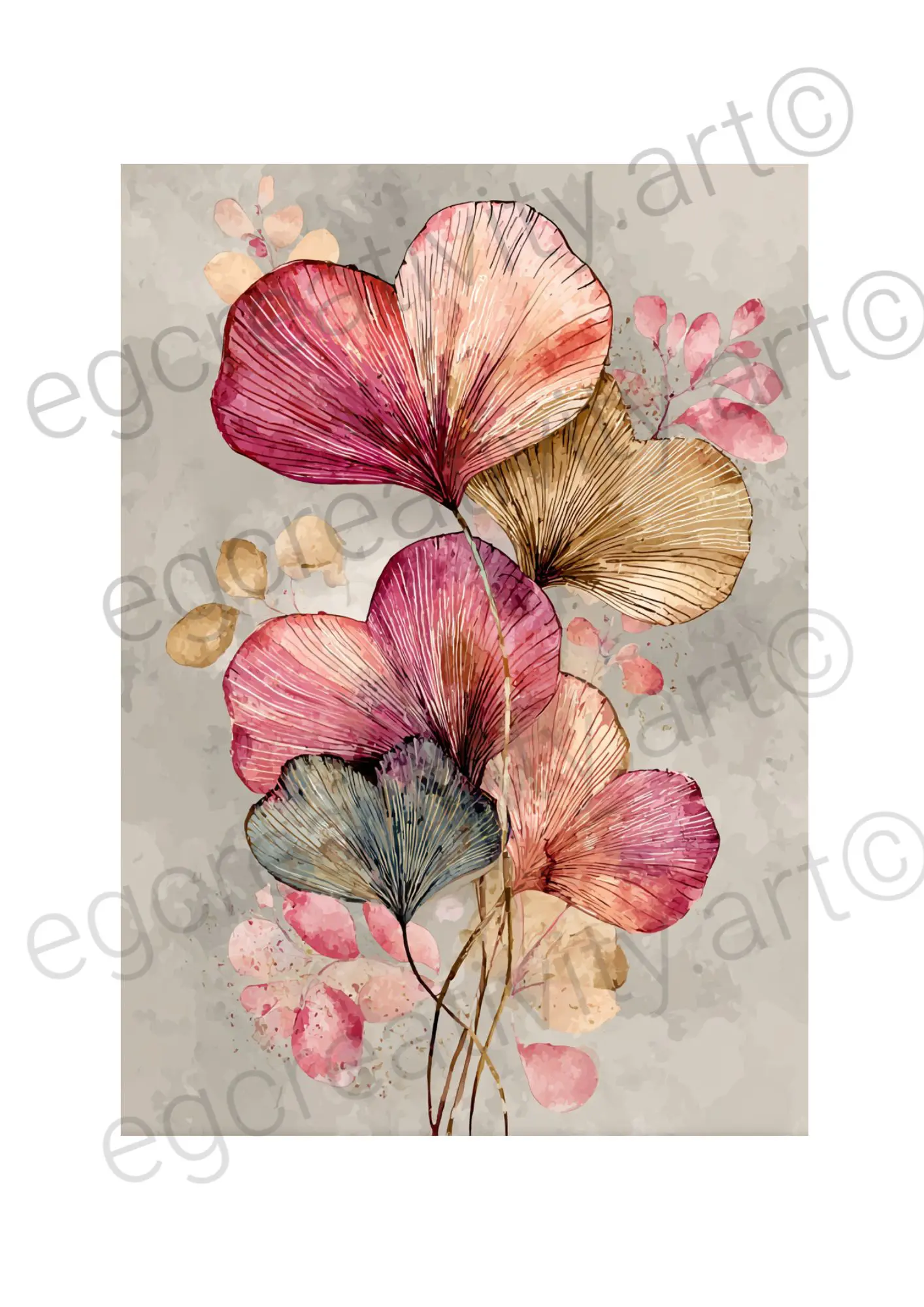 Minimalist Valentine’s Day card with clean modern design, ready to print PDF