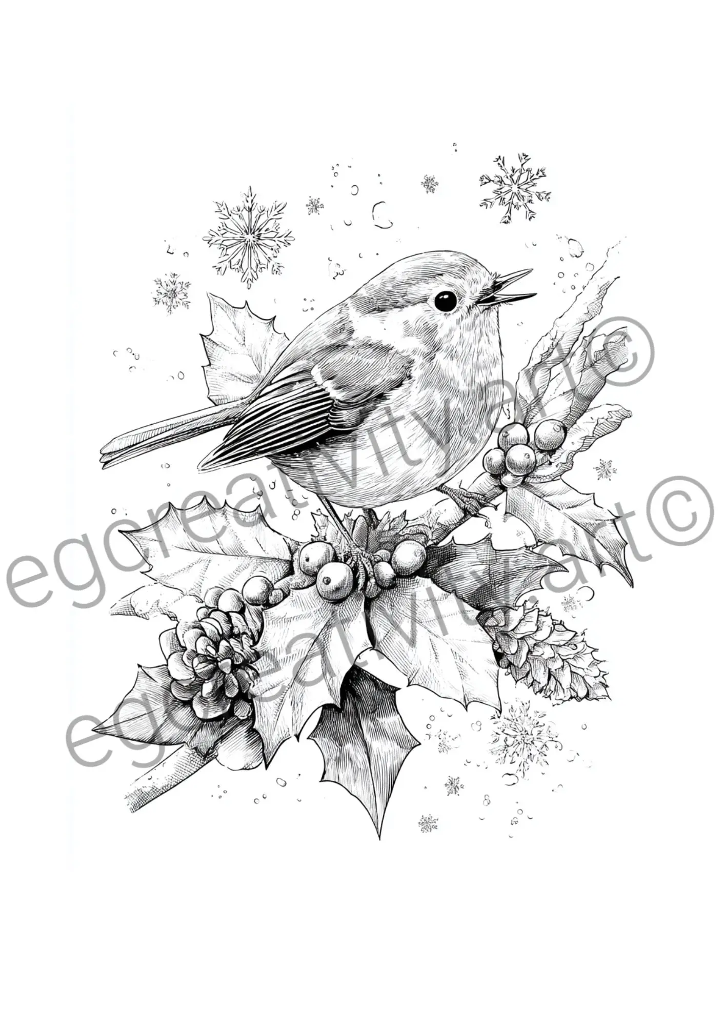 printable winter wonderland coloring pages PDF