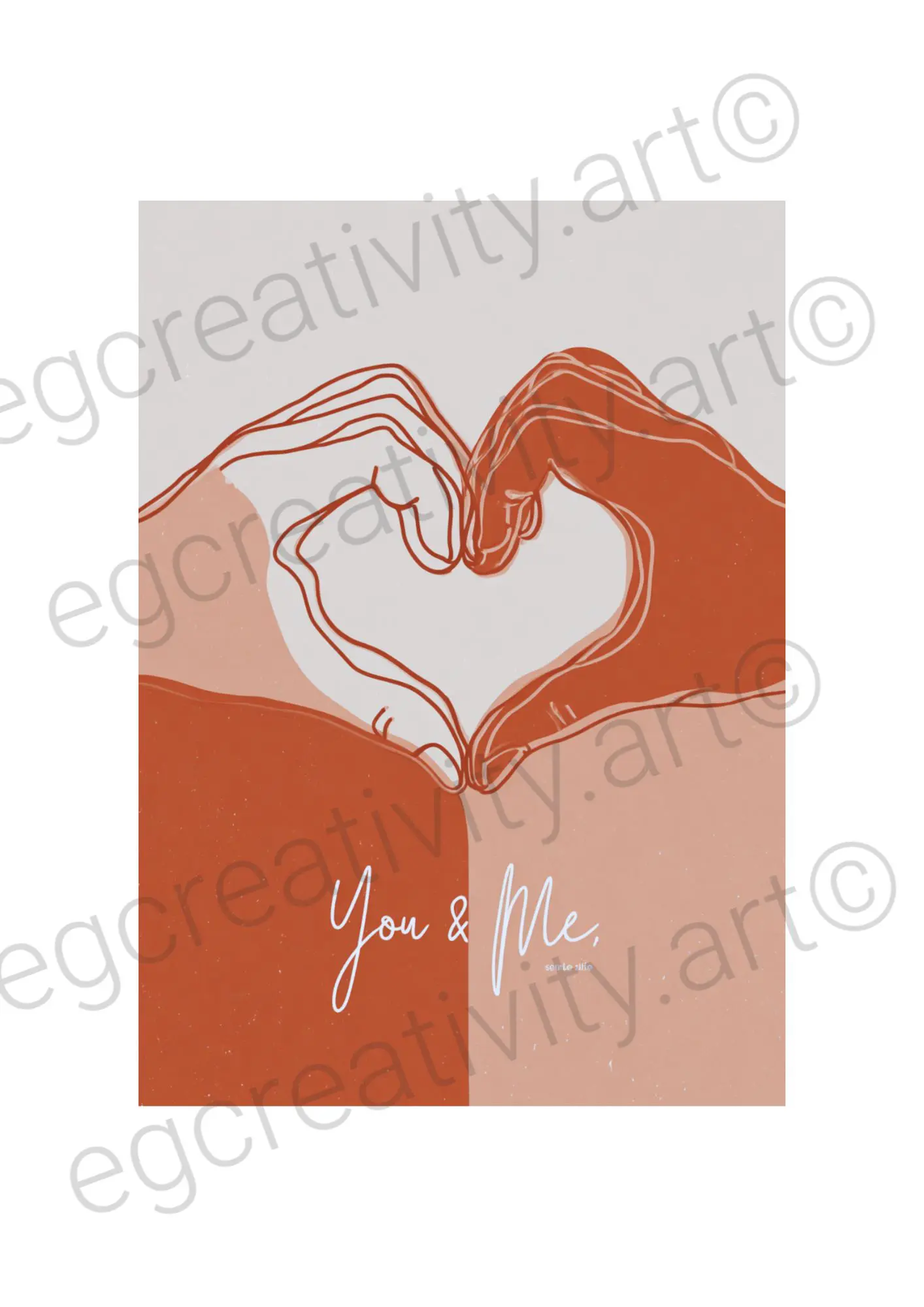 rintable floral greeting card for Valentine, blank inside for personal message