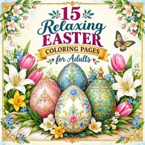 15 Relaxing Easter Coloring Pages for Adults – Printable Calm Designs