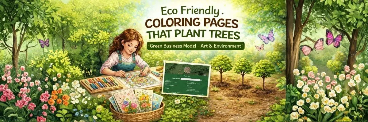 Eco Friendly Coloring Pages That Plant Trees: Creativity Meets Sustainability