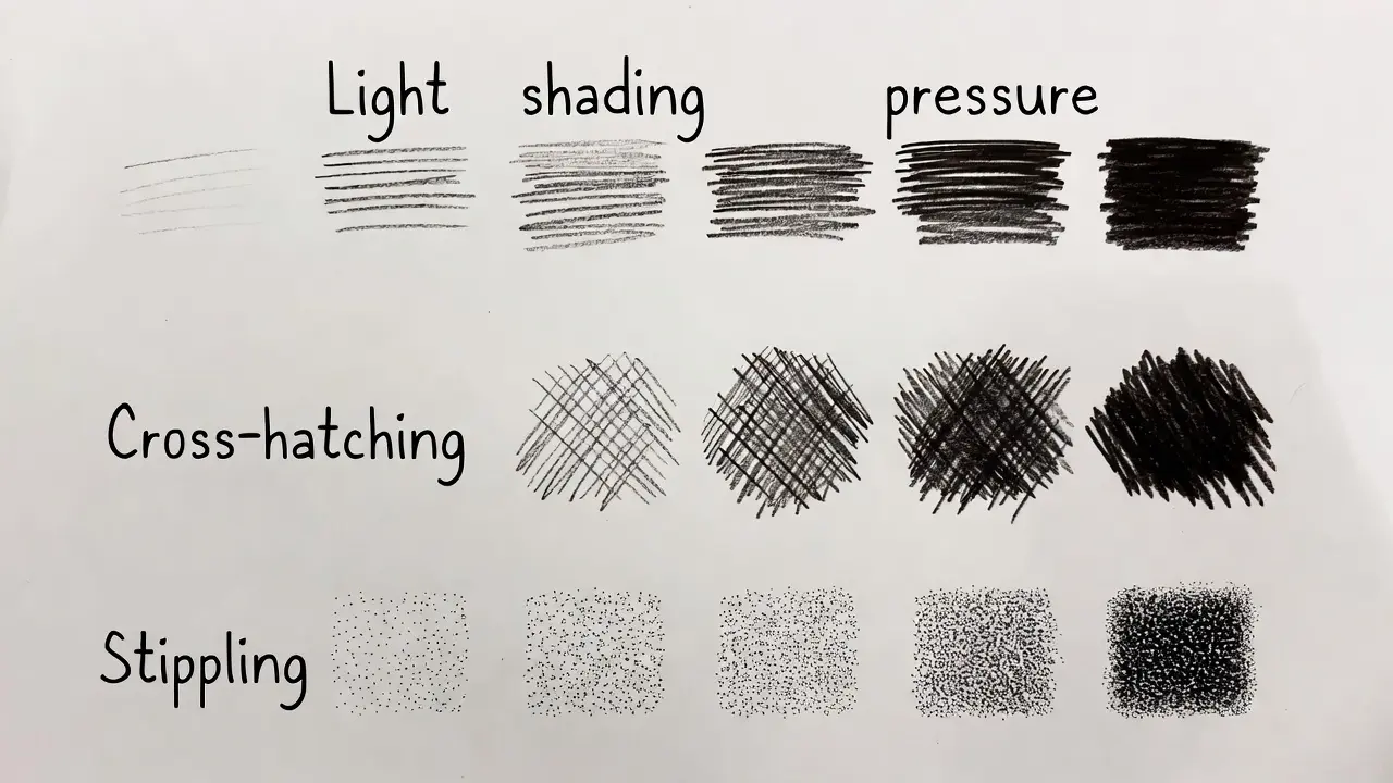 Simple shading techniques for coloring beginners. Relaxing coloring pages