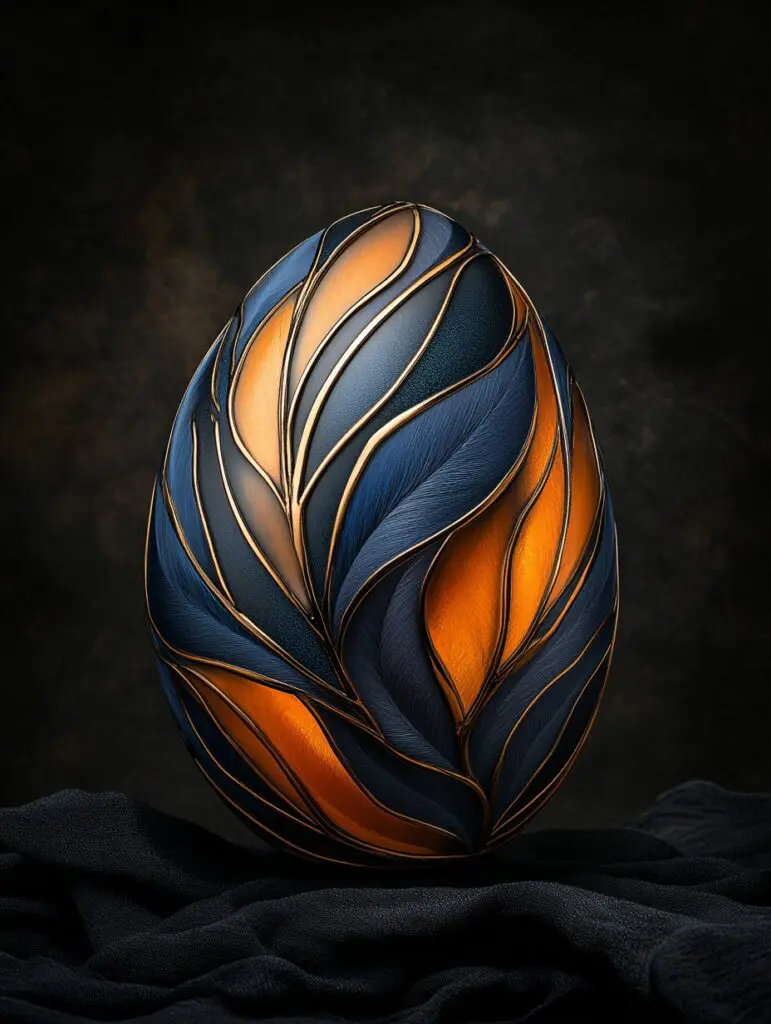 Neo Deco Easter egg color palette example