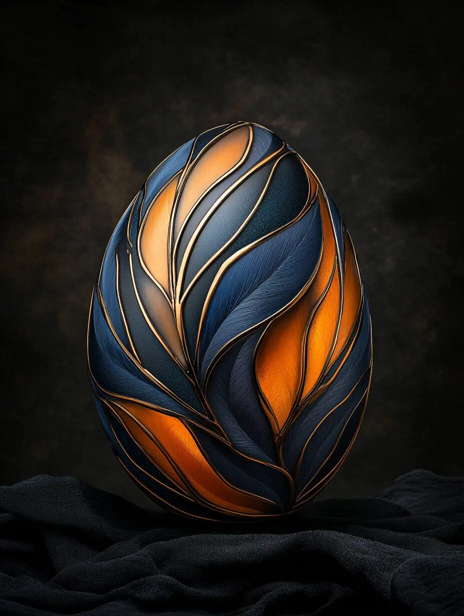 Neo Deco Easter egg color palette example