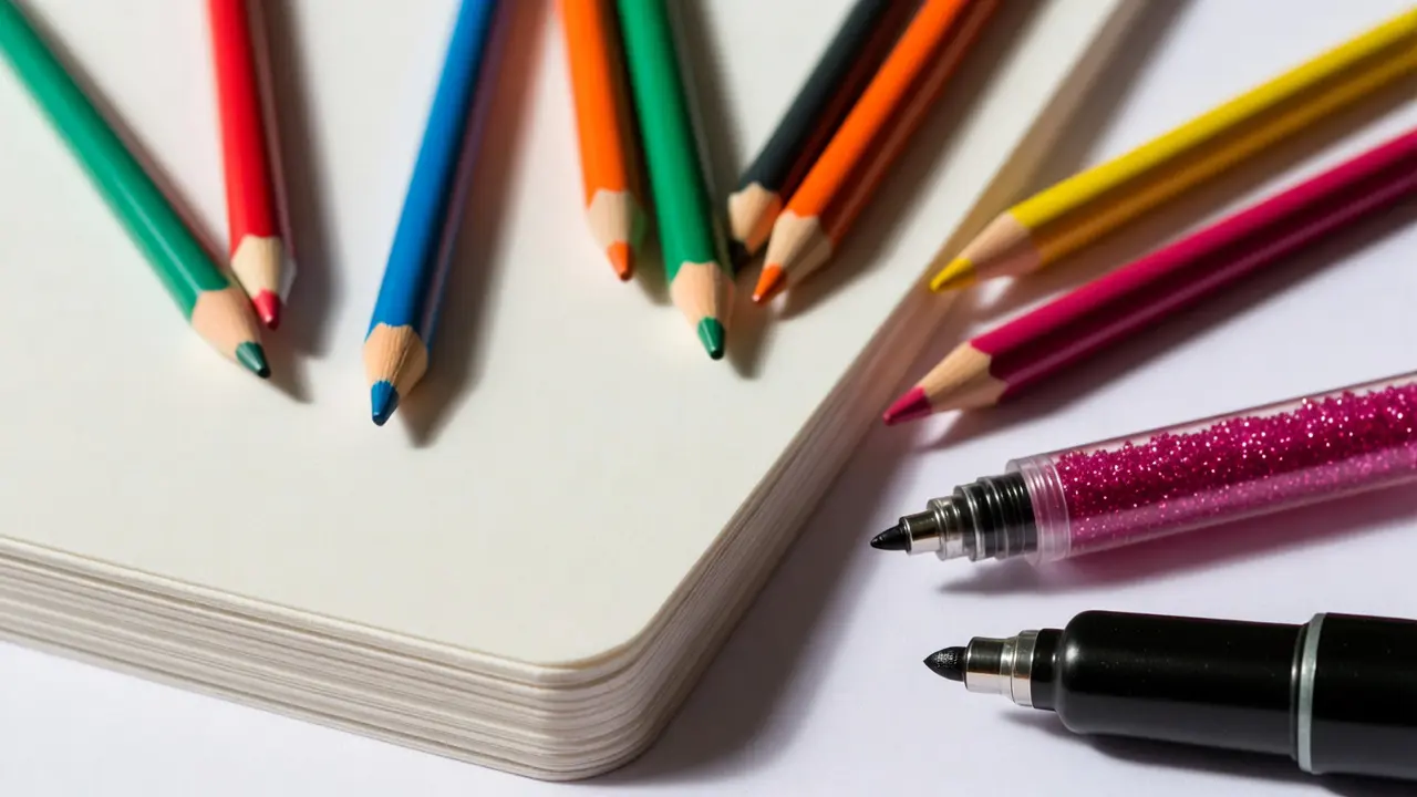 Candy Coloring techniques for Gummy Dreamland candy pages using pencils and gel pens.