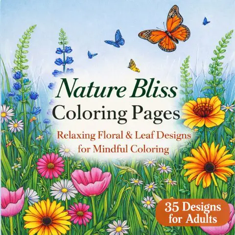 35 Nature Bliss Coloring Pages – Relaxing Floral & Leaf Designs for Mindful Coloring Escape into tranquility with this stunning collection of nature-inspired designs. Our Nature Bliss Coloring Pages bring the peaceful beauty of gardens, meadows, and botanical wonders right to your fingertips. Perfect for unwinding after a long day, these stress relief floral designs transform coloring into a meditative practice that soothes your mind and sparks creativity. 🍭 What's Included (Instant Download) 35 Premium Printable Pages featuring intricate floral patterns, delicate leaf designs, and serene nature scenes. Each page is professionally illustrated with crisp, clear lines optimized for both digital and physical coloring. Files come in high-resolution PDF format, ready to print as many times as you want. No shipping wait – start coloring within minutes of purchase! 🍬 What You'll Find Inside Immerse yourself in a diverse collection of nature themed coloring pages that celebrate the natural world: Enchanting Floral Mandalas with petals, vines, and blossoms arranged in mesmerizing patterns Peaceful Meadows filled with wildflowers, grasses, and gentle botanicals Intricate Leaf Designs showcasing nature's geometric perfection Relaxing Landscapes featuring garden scenes, forest elements, and tranquil nature compositions Botanical Illustrations ranging from simple elegance to delightfully complex detail Every page offers the perfect balance of intricate detail and meditative flow, making these ideal adult coloring books for relaxation. 🧘♀️ Why Adults Love This Collection Modern life moves fast, and these pages provide the perfect antidote. Coloring these stress relief floral designs activates the same part of your brain used in meditation, helping you: Reduce anxiety and daily stress through focused, mindful activity Improve concentration while your mind takes a peaceful break from screens Boost creativity as you experiment with color combinations and techniques Practice mindfulness without needing special training or equipment Create beautiful art you'll be proud to frame or share This relaxing landscapes coloring book collection offers variety that keeps you engaged, with designs ranging from beginner-friendly to satisfyingly complex. 🖍 Works With All Coloring Tools Total creative freedom is yours! These versatile pages work beautifully with: Colored pencils for soft, blendable effects Fine-tip markers for vibrant, bold colors Gel pens for stunning metallic or glittery accents Crayons for a nostalgic, textured look Watercolor pencils for artistic washes Pages are designed with generous line spacing to prevent bleed-through when printed on quality paper. 👩🎨 Perfect For Stress relief seekers looking for a creative outlet Nature lovers who find peace in botanical beauty Meditation practitioners wanting a hands-on mindfulness tool Gift givers searching for thoughtful presents for friends, family, or coworkers Art therapy enthusiasts exploring healing through creativity Anyone seeking quiet "me time" away from digital distractions 🖨 How It Works Purchase & Download – Instant access to your digital files Print at Home – Use any standard printer and your favorite paper Choose Your Colors – Grab your preferred coloring tools Relax & Create – Enjoy hours of peaceful, meditative coloring Print Again – Unlimited prints mean endless coloring possibilities ⭐ Why This Bundle Is Worth It At a fraction of the cost of traditional adult coloring books, you get 35 unique designs with unlimited reprints. Experiment with different color palettes on the same design, share copies with friends, or print on various paper types. These peaceful meadows adult coloring pages offer exceptional value and endless creative possibilities. ❓ FAQ Q1: What format are the files? A: High-resolution PDF files optimized for 8.5" x 11" printing, compatible with all devices and printers. Q2: Can I print these multiple times? A: Absolutely! Print each page as many times as you'd like for personal use. Q3: Are these suitable for beginners? A: Yes! The collection includes a range of complexity levels, from simple patterns to intricate designs. Q4: Do I need special paper? A: Regular printer paper works great, though thicker paper (cardstock or mixed media) prevents marker bleed-through. Q5: Can I color these digitally? A: Yes! Use any digital art app like Procreate, Photoshop, or free apps on your tablet. Transform stress into serenity – download your Nature Bliss Coloring Pages today!