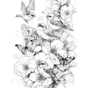 15 Spring Animal Coloring Pages – Gentle Calm and Creativity