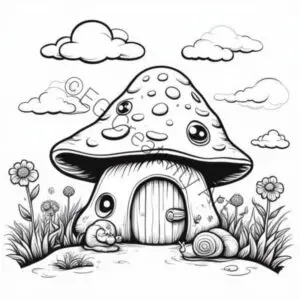 40 Enchanting Goblincore Easter Coloring Pages – Woodland PDF sampler (3)