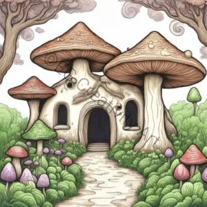 40 Goblincore Easter Coloring Pages – Woodland Calm and Joy (2)