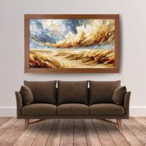 Dramatic Desert Wall Art - Sahara Landscape Print Download