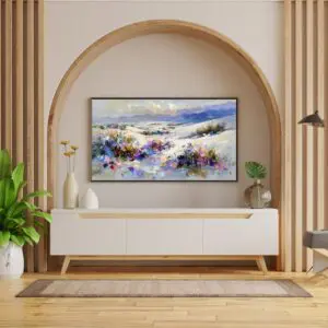 Lavender Floral Wall Art Printable — Floral Printable Wall Art