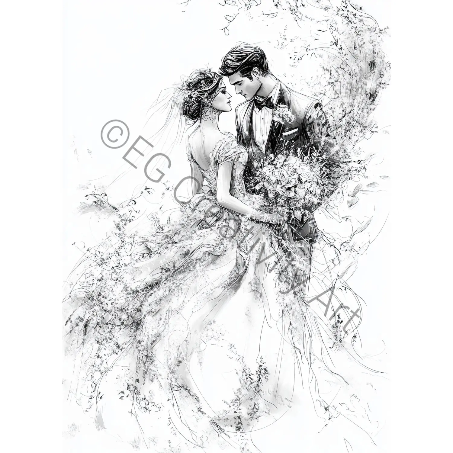 50 Fashion Coloring Pages for Adults – Stunning Stress Relief sampler (3)