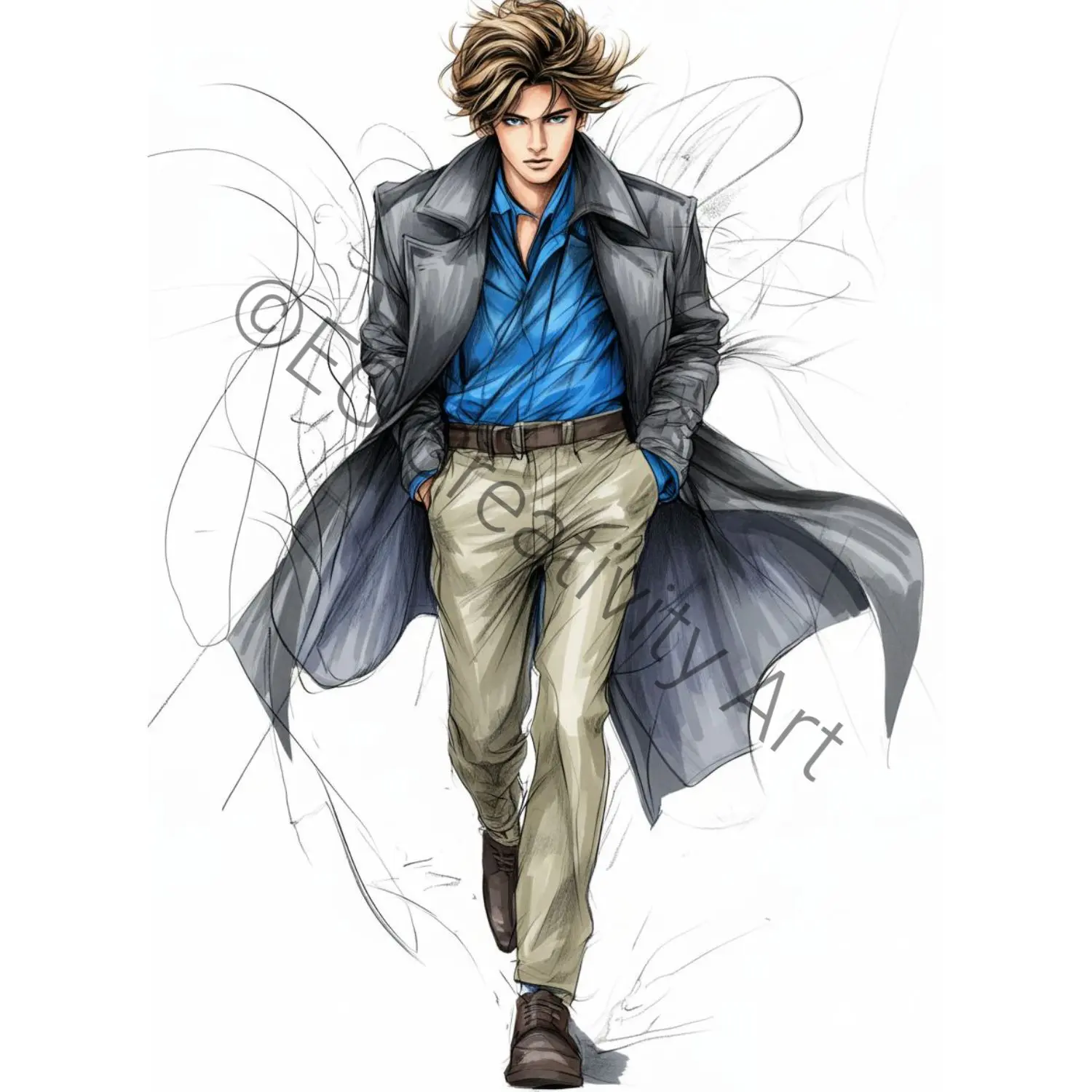 50 Fashion Coloring Pages – Stylish Designs to Unwind (2)