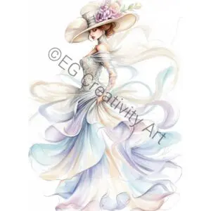 50 Fashion Coloring Pages – Stylish Designs to Unwind (3)