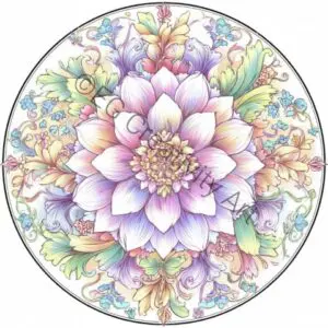 50 Floral Mandala Coloring Pages – Unwind and Find Peace (1)