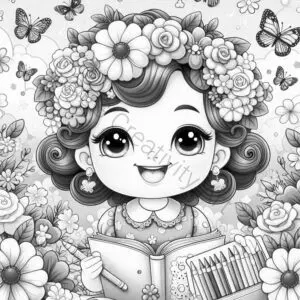 50 Gorgeous Cozy Coloring Pages for Women – Relaxing Sheets sampler (1)