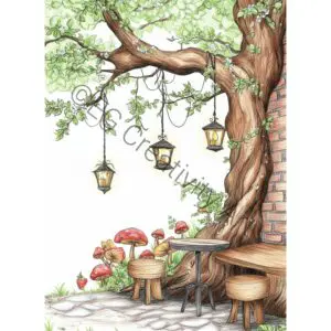 50 Whimsical Cottage Coloring Pages for Adults– Escape Into Calm (2)