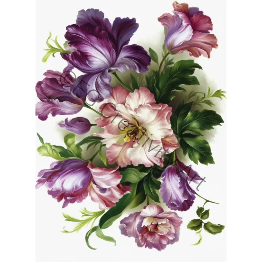 55 Printable Floral Coloring Pages for Adults