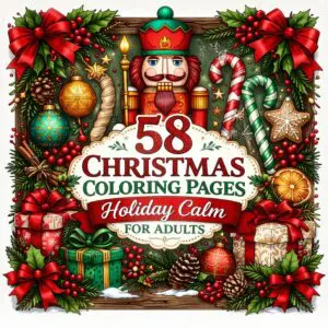Christmas coloring pages for adults
