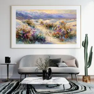 Turquoise Floral Printable Wall Art