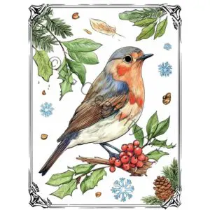 9 Winter Animal Coloring Pages – Cozy Woodland Calm