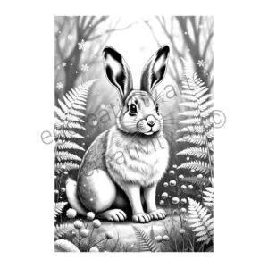 9 Winter Animal Coloring Pages – Cozy Woodland Calm