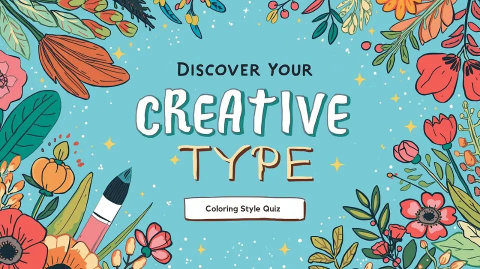 coloring style quiz for adults