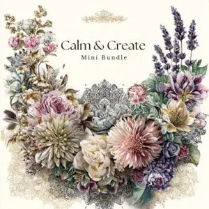 Adult Coloring Bundle Printable — Calm & Create