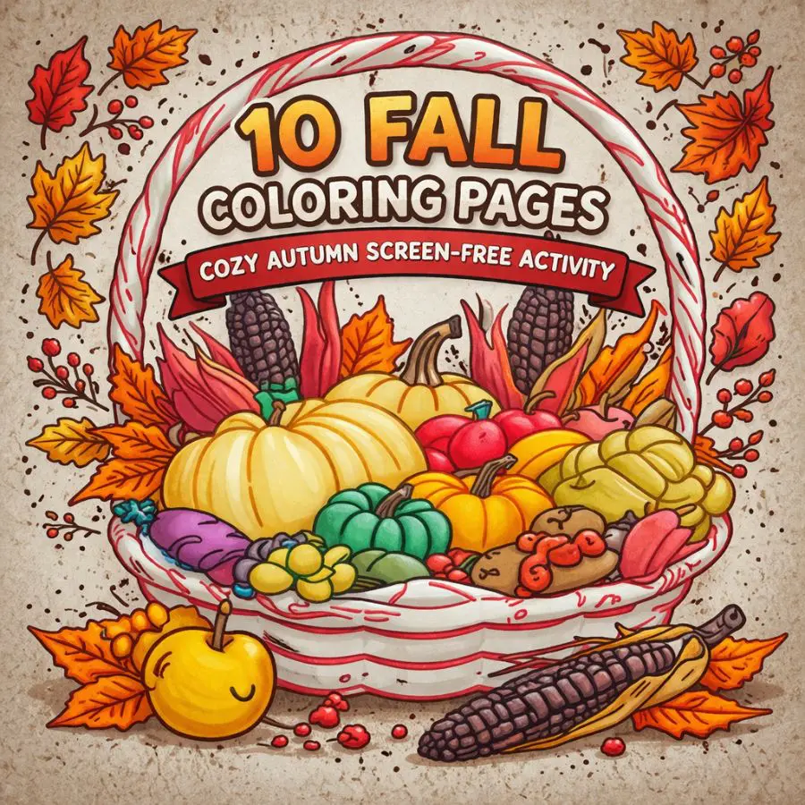 Fall Coloring Pages for Adults