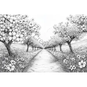 Landscape Coloring Pages – 50 Nature Scenes to Unwind
