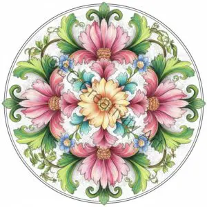 9 Mandala Coloring Pages – Taste of Mindfulness