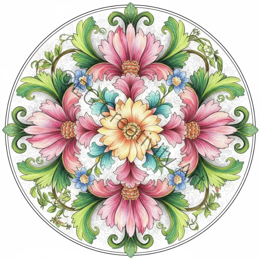 9 Mandala Coloring Pages – Taste of Mindfulness