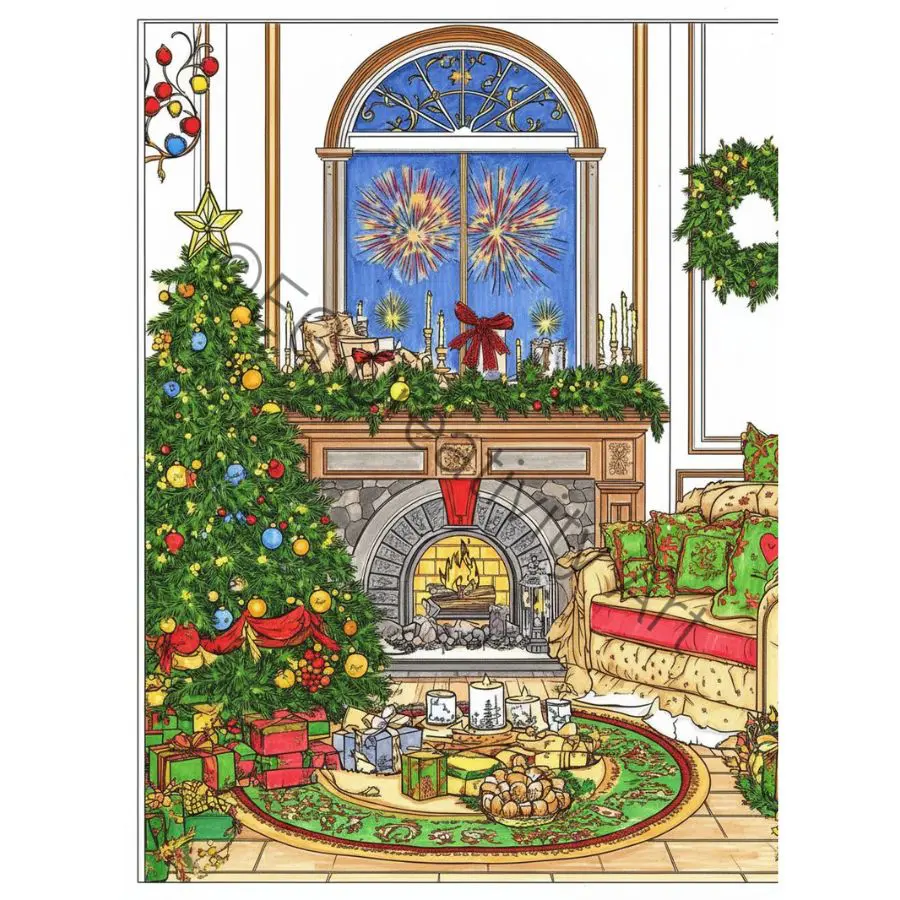 40 New Year Coloring Pages – Fresh Start, Calm Mind