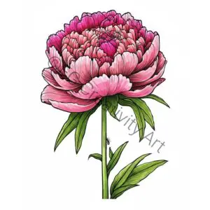 Printable Wildflower Coloring Pages for Adults - Relaxing Botanical Art PDF