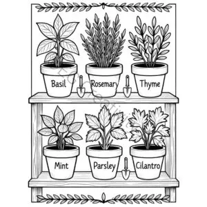 Printable Wildflower Coloring Pages for Adults - Relaxing Botanical Art PDF