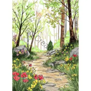 Spring Reset Coloring Kit – 35 Pages for Calm and Renewal