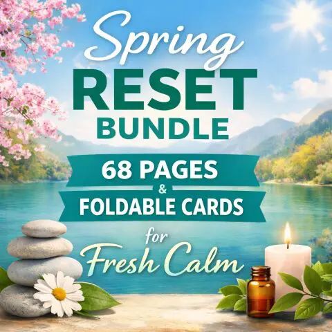 Spring Reset Activity Bundle - 68 Printable Spring Coloring Pages & printable spring greeting cards Digital Download