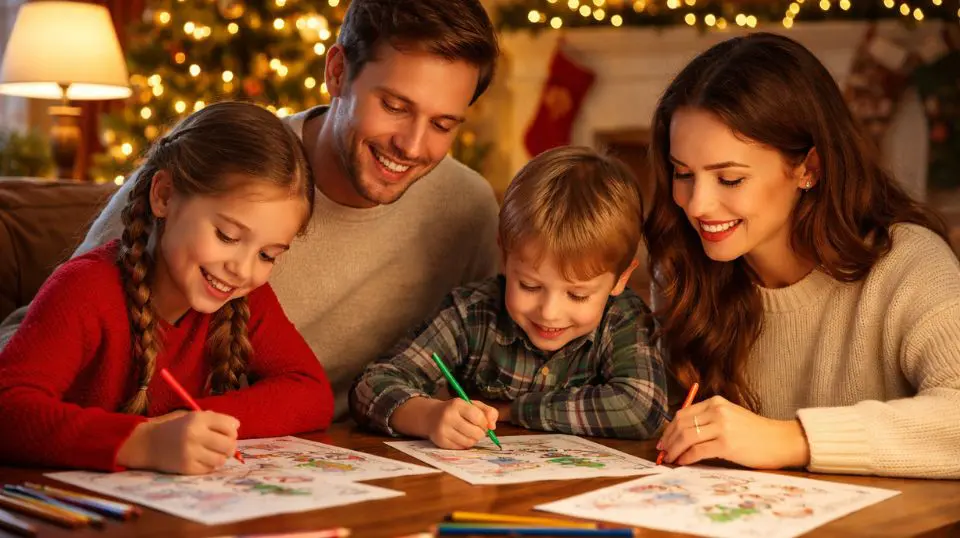 winter coloring bundle for kids and adults — festive printable coloring pages instant download