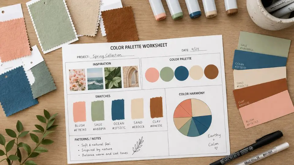 color palette maker tools and swatches for creative projects