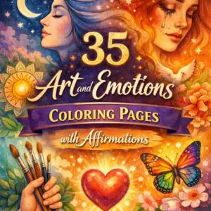 emotions coloring pages printable PDF