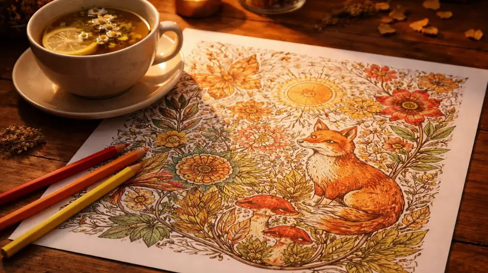 adult coloring bundle printable — instant download coloring pages for mindfulness and stress relief at home